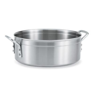 Vollrath 77760 10 qt Tribute Stainless Steel Braizer - Inductin Ready, Silver