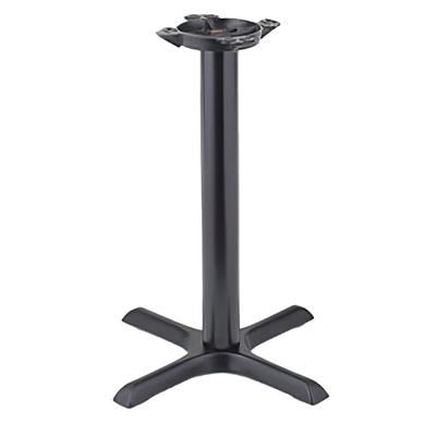 Royal Industries ROY RTB 2222 25" Stand Up Table Base w/ 22 x 22" Base & 10" Spider, Black