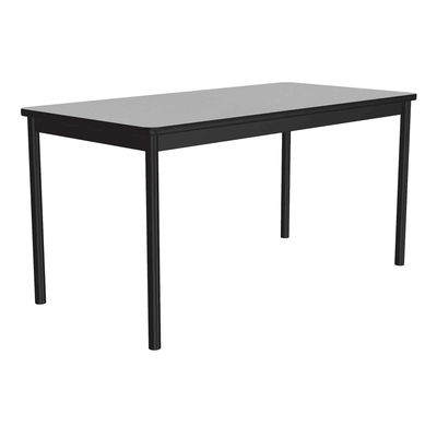 Correll LT3672-15-09-09 Economical Lab Table w/ Wear Resistant Surface T Mold Edge 36x72" Gray Granite