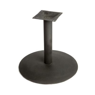 Oak Street B30DISC-4-STD 30" Round Table Base - Dining Height, Steel, Black