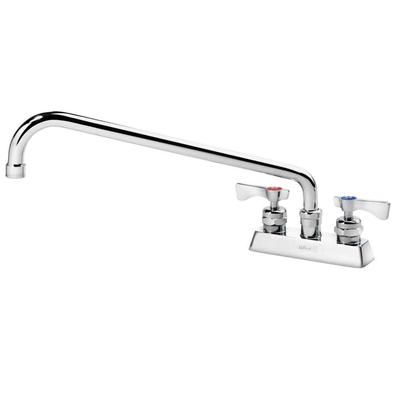 Krowne 15-314L-L-E3 Deck Mount Faucet w/ 14" Swing Spout & Lever Handles - 4" Centers, 1.0 GPM