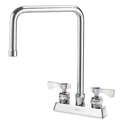 Krowne 15-332L-L-E6 Deck Mount Faucet w/ 8 1/2" Double Bend Spout & Lever Handles - 4" Centers, 2.2 GPM