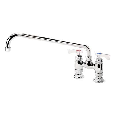 Krowne 15-414L Deck Mount Faucet w/ 14" Swing Nozzle, 14" Swing Spout, 4" Centers