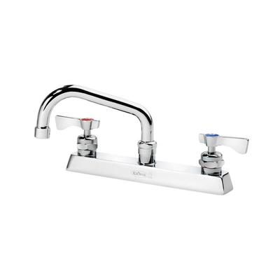 Krowne 15-506L-L-E6 Deck Mount Faucet w/ 6" Swing Spout & Lever Handles - 8" Centers, 2.2 GPM