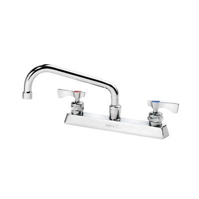 Krowne 15-508L-L-E4 Deck Mount Faucet w/ 8" Swing Spout & Lever Handles - 8" Centers, 1.5 GPM