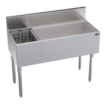 Krowne KR19-M42R-10 42" Royal Series Cocktail Station w/ 92 lb Ice Bin, Stainless Steel