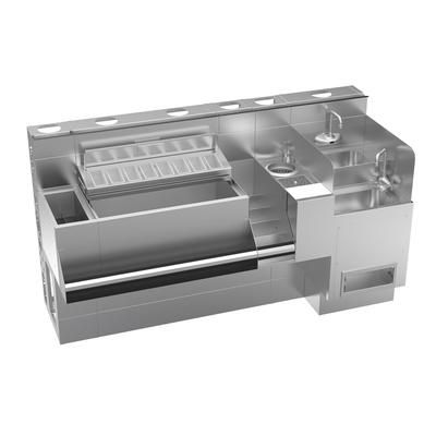 Krowne KR24-TCS72E 72" The Taffer Command Station, Stainless Steel, Stainless Steel