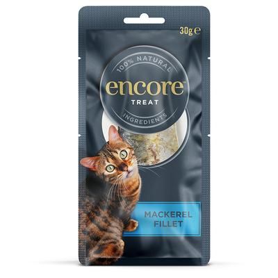 3x30g Mackerel Loin Cat Encore Cat Snacks