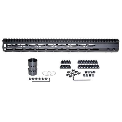 Presma AR-15 Super Light M-LOK Series Free Float Handguards 17in Black MARM17