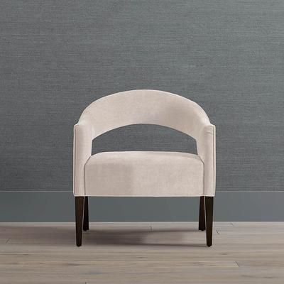Camille Accent Chair - Tan Siena Leather - Frontgate