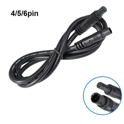 1/2m 4 5 6 8 broches noyau mâle à femelle cordon voiture vue arrière véhicule DVR caméra rallonge câble cordon HD moniteur caméra fil