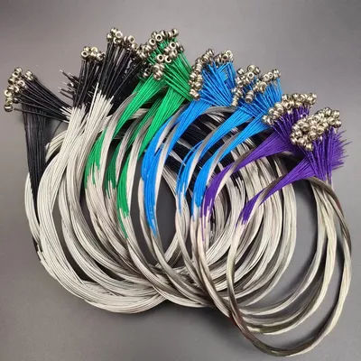 German Silver Violin String 4/4, 3/4, 1/2, 1/4, 1/8, 1/10 Violin E A D G String, Fiddle Cord 50Pcs or 50 Sets