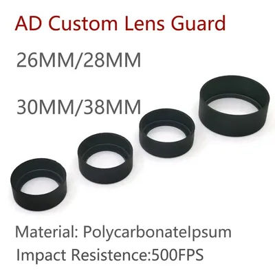 Tactical M300 M600 X300 X300V Protector Hunting Weapon light LED Flashlight AD Custom Lens Guard For 26MM 28MM 30MM 38MM