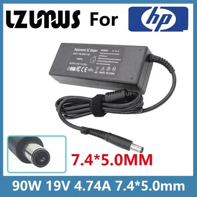 19V 4.74A 90W 7.4*5.0MM AC Laptop Adapter Power Supply For HP Pavilion DV3 DV4 DV5 DV6 6535S 6570B 6910P ProBook 430 G1 G2