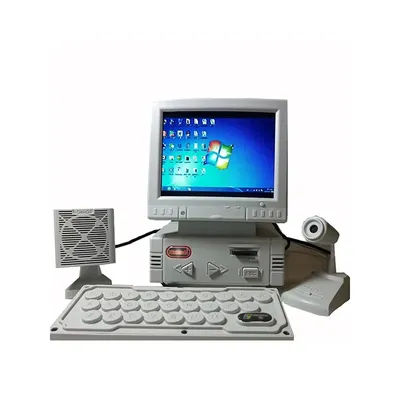 Traditional Computer Style Game Player with 3.5-inch LCD Screen Built-in 180 Retro Games And MP4 Video Support