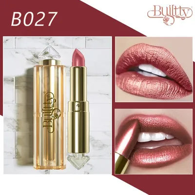 Cosmetics Blue Lipstick Gliter Makeup Marble Matte Glitter Lipstick Waterproof Long Lasting Matt Magic 12 Colors Shade