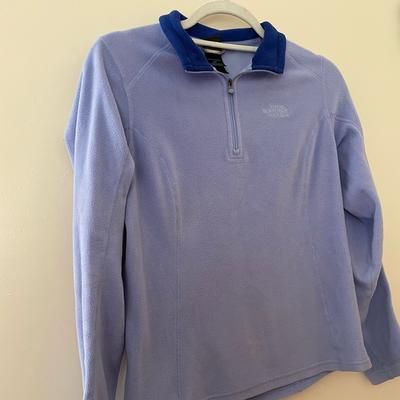 The North Face Tops | 2 North Face Fleece 1/4 Zip Pullover Tops | Color: Blue/Pink | Size: S