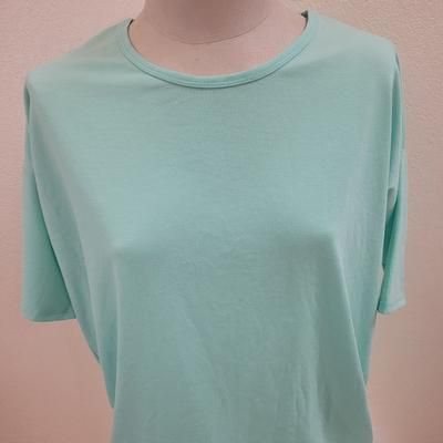 Lularoe Tops | Lularoe Perfect T Knit Top Tunic Swing Trapeze Mint Green Solid Size Xxs Nwt | Color: Green | Size: Xxs