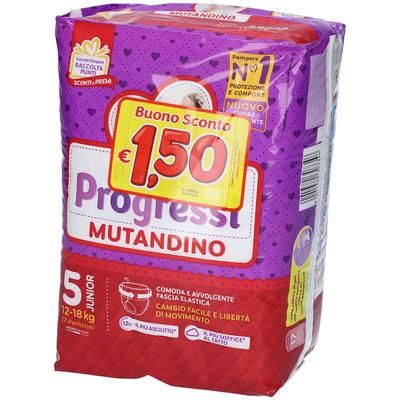 Pampers Progressi Mutandino 5 Junior 12-18 kg Pannolini