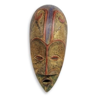 African wood mask, 'Inner Beauty'