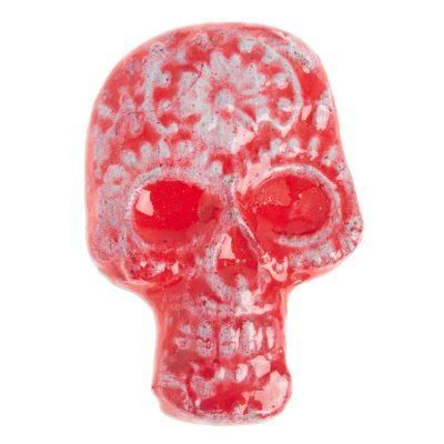 Bright Skull,'Day of the Dead Skull Ceramic Magnet from Mexico'