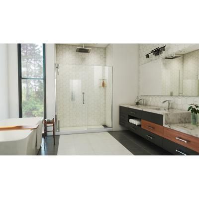 Dreamline DreamLine Ascend 64 1/2 - 65 1/2 inch W x 72 inch H Frameless Pivot Shower Door in Chrome SDAD645720VXX01