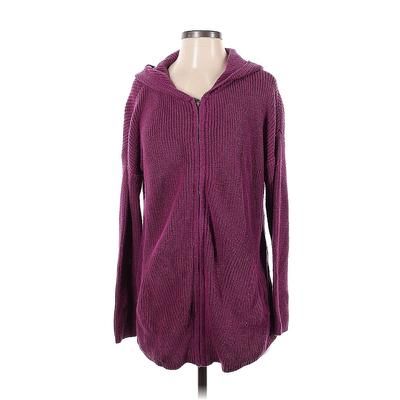 Max Studio Cardigan Sweater: Purple - Women's Size Small