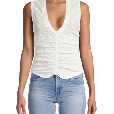 Free People Tops | Free People Love Her Tank - Gardenia | Color: Cream | Size: L