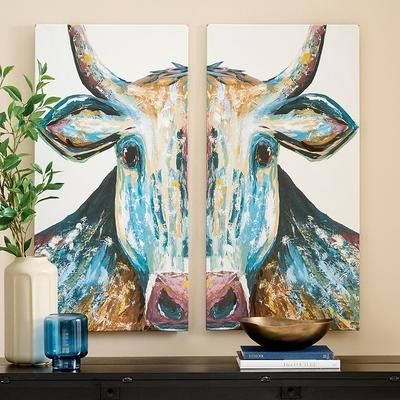 Bright Eyes Canvas Wall Art - 18" X 36", I - Grandin Road