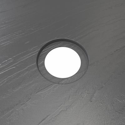 Dreamline DreamLine SlimLine 32 inch D x 60 inch W x 2 3/4 inch H Center Drain Single Threshold Shower Base in Slate Gray DLT-1132600-T44