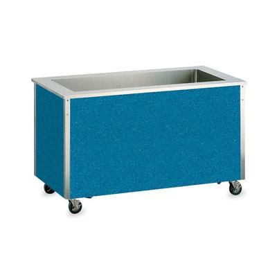 Vollrath 36243 37 5/8" Non-Refrigerated Cold Food Bar - 3 Full Size Pan Wells, Floor Model, Stainless Steel
