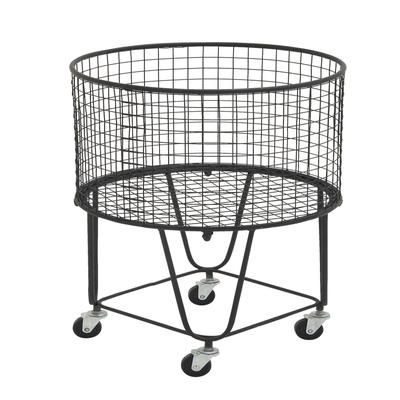 Cosmoliving By Cosmopolitan Black Storage Cart Storage Cart by Quinn Living in Black