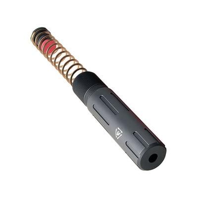 Strike Industries Pistol Buffer Tube/Short Receiver Extension Kit AR-15 5.28 in Black One Size SI-AR-SPRE-SLICK-BK