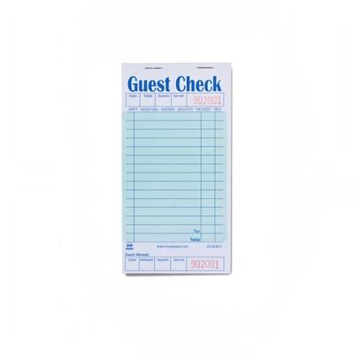 AmerCareRoyal GC3632-1 Guest Check - 1 Part Booked, 1 Lines, 1-part Booked, Carbonless Paper