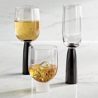 Set of 2 Oslo Glasses - Frost, Frost Champagne Flutes - Frontgate