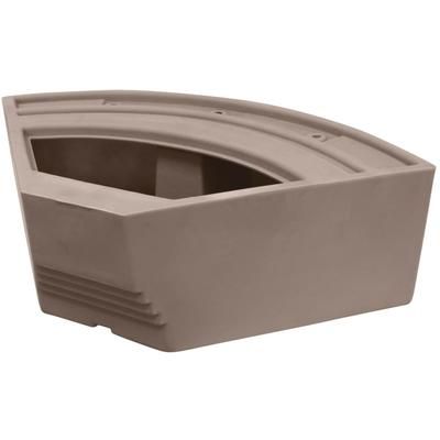 Wise Premier Pontoon 28in Radius Corner - Base Only Mocha Java BM11028-1B-1725