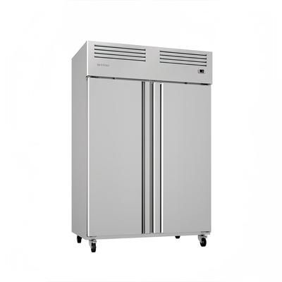 Infrico IRR-AGB49BT 54 1/2" AGB Series 2 Section Reach In Freezer, 2 Left/Right Hinge Solid Doors, 115v, Stainless Steel