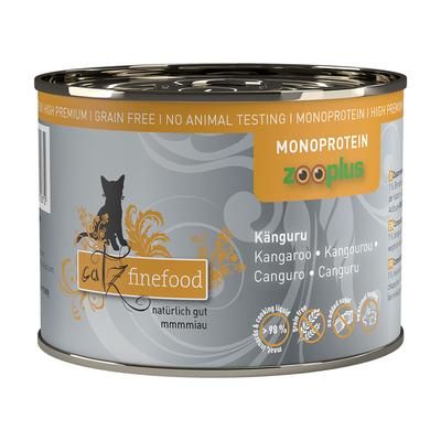 6x200g Kangaroo Monoprotein Can catz finefood Wet Cat Food