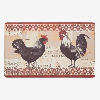 Anti-Fatigue Mat by BrylaneHome in Rooster