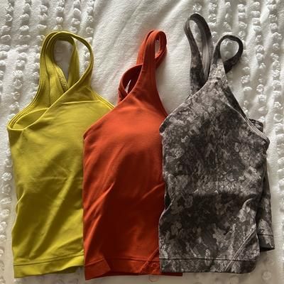 Lululemon Athletica Tops | Lulu Align Tank Top | Color: Green/Orange/Purple/Tan/Yellow | Size: 4