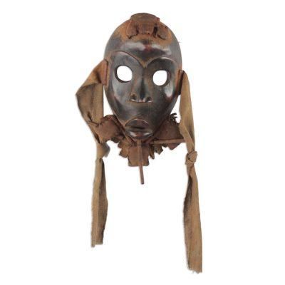 'Heart Fortunes' - Fair Trade Nigerian Wood Mask