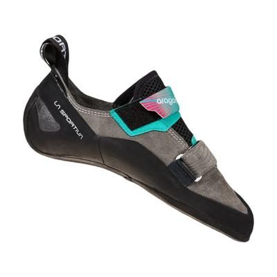 La Sportiva Aragon Climbing Shoes - Women's Clay/Hibiscus 39.5 ZFCS023-G09P02-39.5