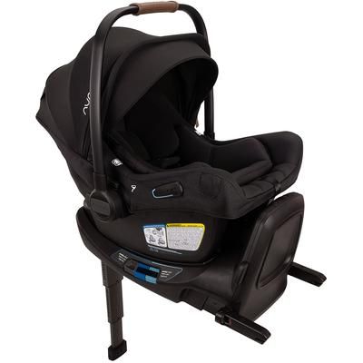 Nuna PIPA Aire RX Infant Car Seat + PIPA RELX Base with Load Leg - Caviar