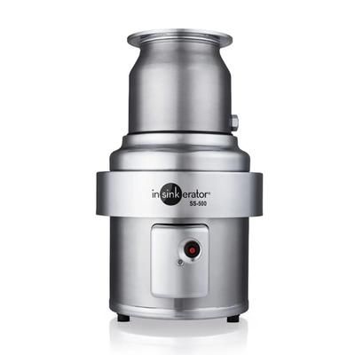 InSinkErator SS-500-18A-CC202 230/3 Disposer Pack w/ 18-in Bowl & Cover, CC202 Panel, 5-HP, 230/3 V