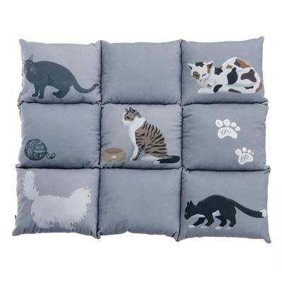 Medley Cat Cushion 55x45x6cm