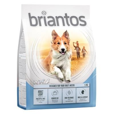 1kg Adult Light Chicken Briantos Dry Dog Food