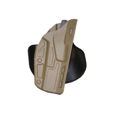Safariland 7378 7TS ALS Concealment Paddle/Belt Loop Glock Holster Glock 34 W/ Compact Light FDE Brown 7378-68327-551