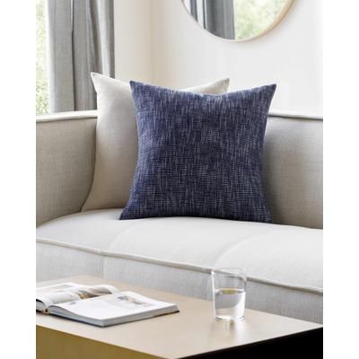 Rossa 22" Square Modern Teal/White Throw Pillow - Boutique Rugs