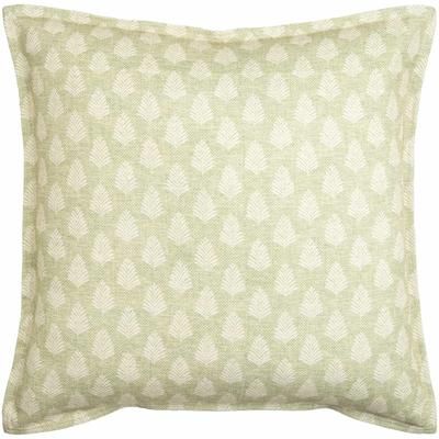 Adonia 22" Square Cottage Light Green/Olive Outdoor Throw Pillow - Boutique Rugs