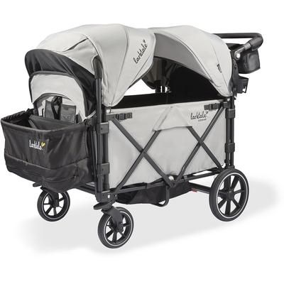 Larktale Caravan Quad (4 Seater) Stroller Wagon - Avalon Gray